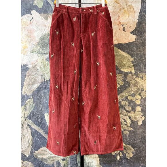 New Free People We The Free Clifton Cord Wide-Leg Jeans Size 27 Womens Jeans - Picture 7 of 10